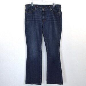 Levi's 553‎ Mid-Rise Bootcut Blue Jean Size 16 Color Blue Gently Used Condition